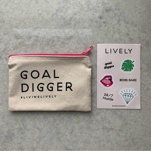 Lively Zipper Pouch & Stickers